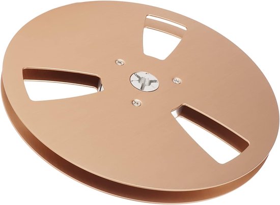 Lege Tape Hasple - Open Reel Haspel - Muziek Opnemen - 3-Gats Ontwerp - 7 inch - Goud — afbeelding 5