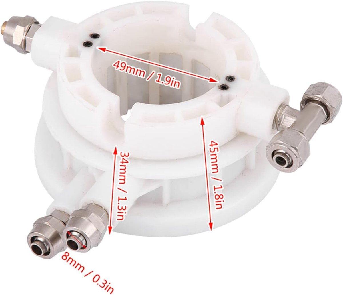 Luchtafvoerventiel voor autobanden, draaibaar ontwerp, ideaal voor snel bandenwisselen en luchtregeling, 49 mm