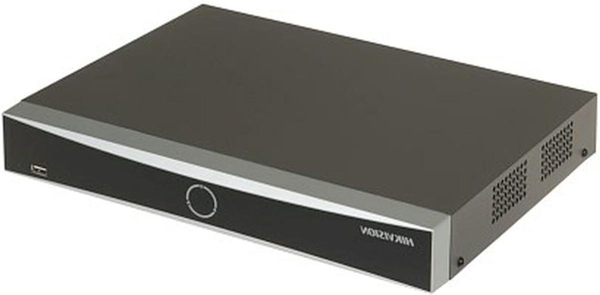 Netwerk Videorecorder - Bewakingsrecorder NVR - Beveiliging Thuis - 4 Kanaals Opname - 42 x 8.5 x 42 cm - Zwart