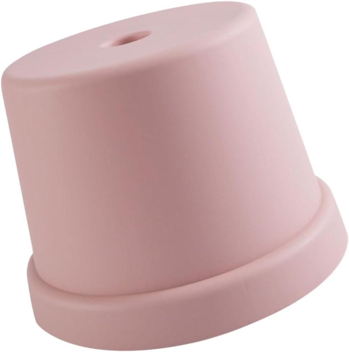 Kinderkrukje Plastic - Opstapje Voetenbank - Veilig Opstappen - Antislip Ontwerp - 30x23.5x22.5 cm - Roze