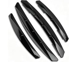 Auto Deurbeschermers - Stootstrips Deurrand - Lak Beschermen - Carbon Fiber Structuur - Set van 4 - Zwart