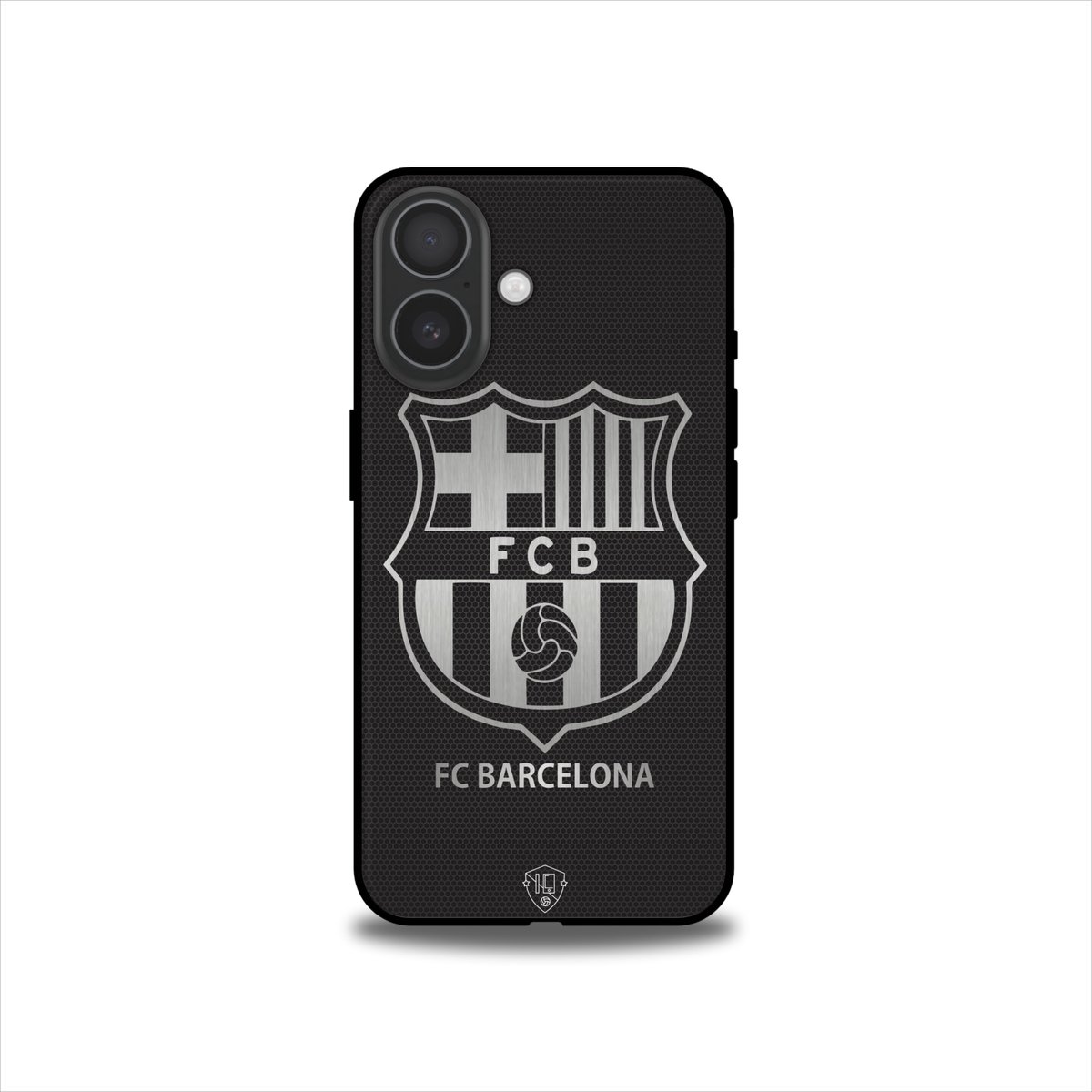 FC Barcelona telefoonhoesje Apple iPhone 16 zwart - backcover softcase