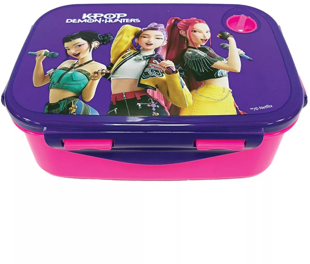 K-pop Demon Hunters - Broodtrommel - Lunchbox - 18 x 13 x 7 cm.