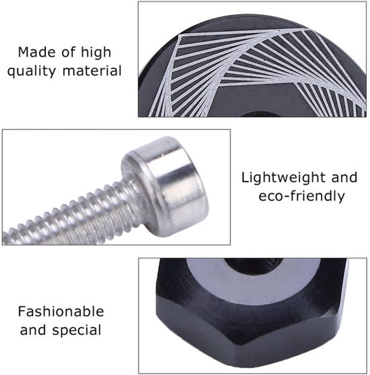 Fietsstuur Pluggen - 2 Stuks Aluminiumlegering - Geschikt voor 15-21mm Stuur - Eenvoudig te Installeren - Ideaal Accessoire - Hoogwaardige Materialen - Stuurpluggen