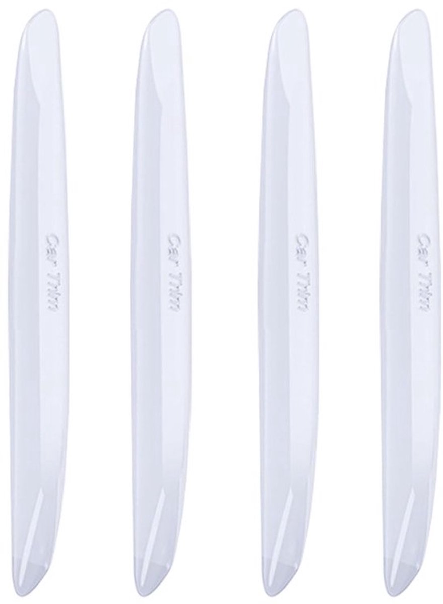 Deurbeschermers - 4 Stuks - Transparant - PU Materiaal - Universeel - Anti-kras - Anti-botsing - Hoogwaardig en Duurzaam - Autobumperstrips