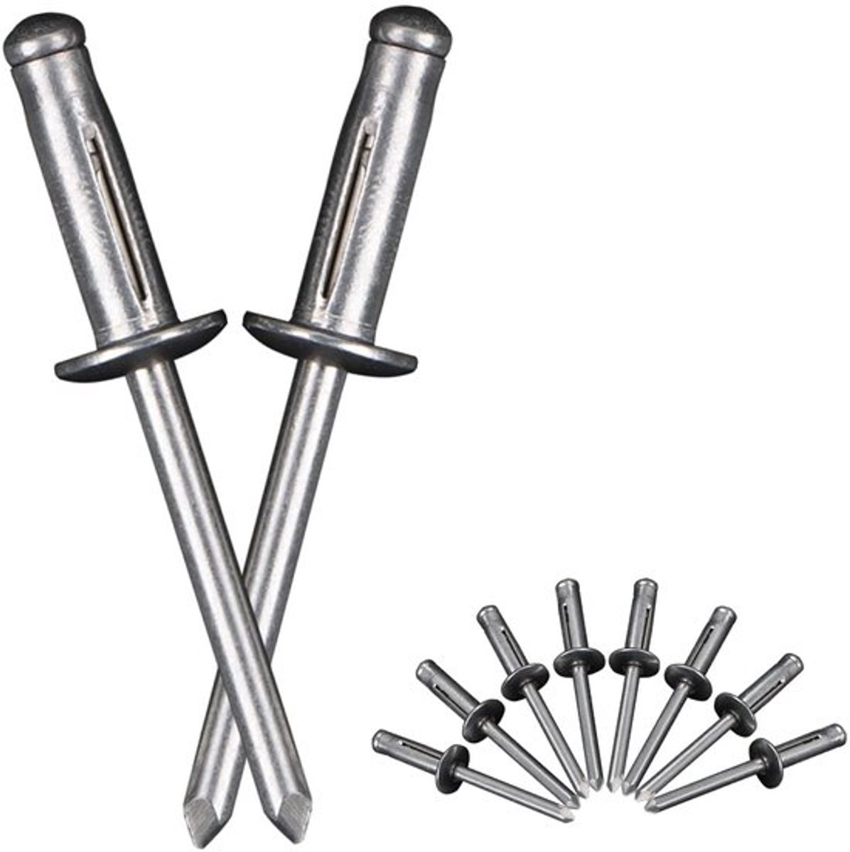 Blindklinknagels 100 stuks - Aluminium Klinknagels - Koepelkopklinknagels - Corrosiebestendig - 4,8 mm x 16 mm - Geschikt voor Plaatwerk