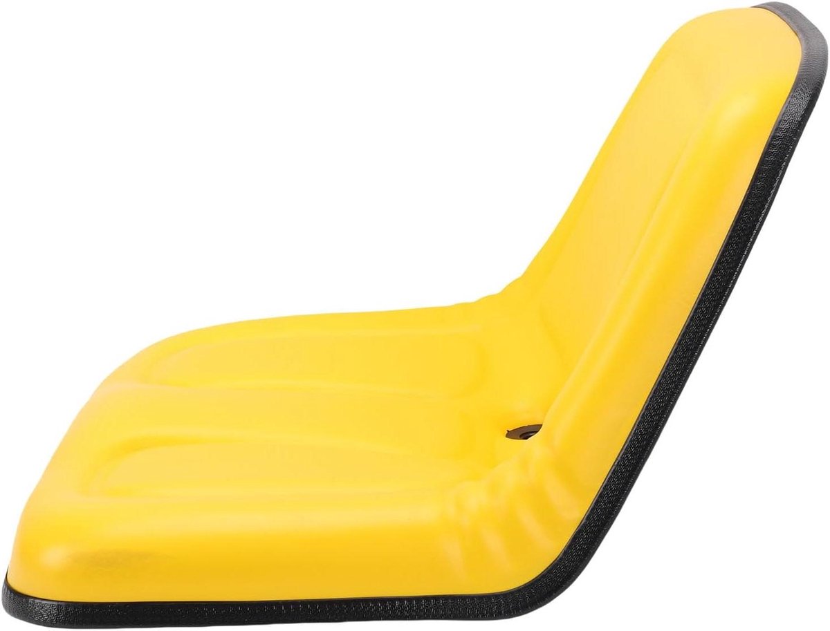 Tractorstoel - Zitmaaierstoel Gazontractorstoel - Tuinonderhoud - Hoge rugsteun - 56 x 54 x 40 cm - Geel