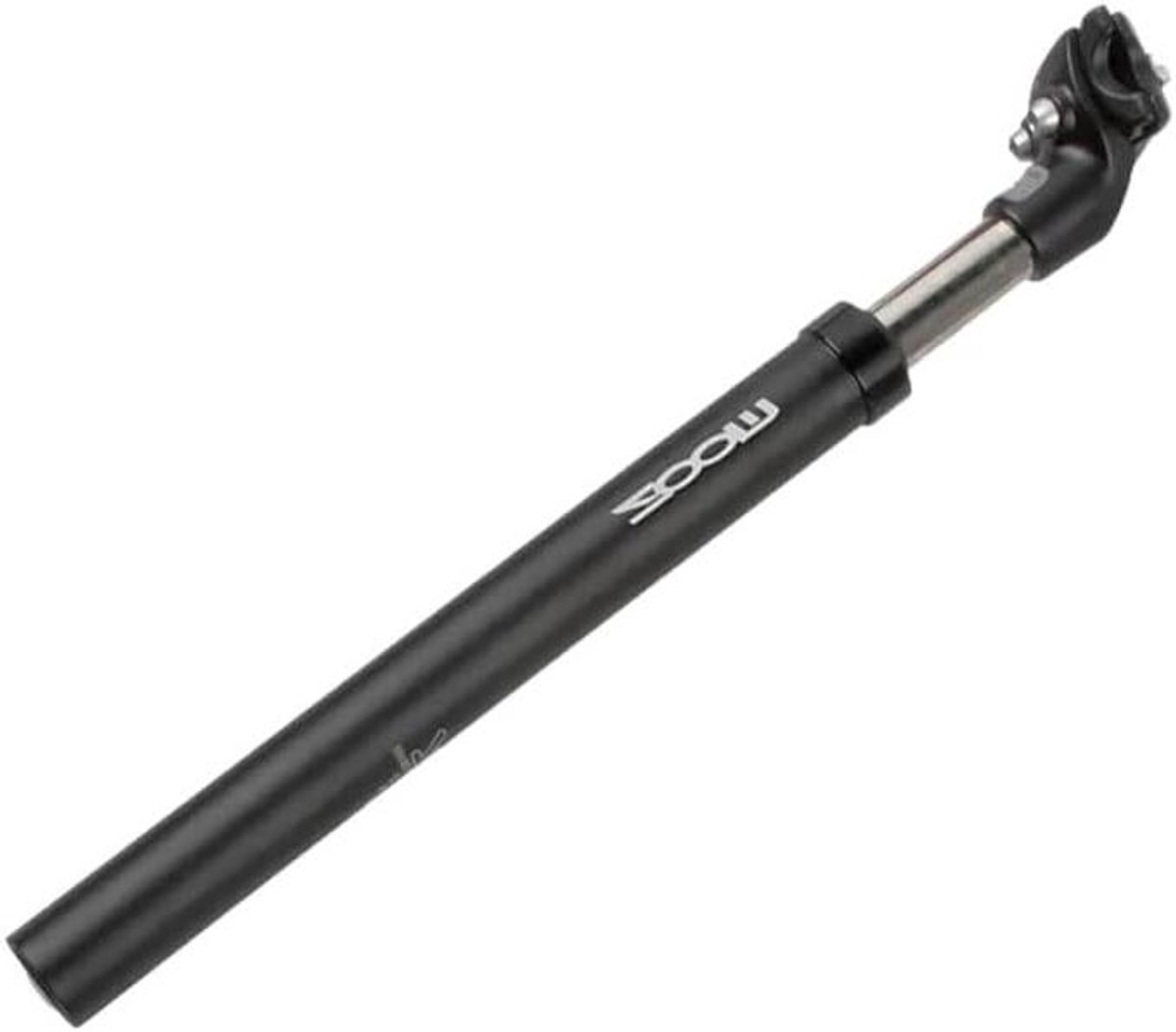 Fiets Zadelpen - Zadelpen Suspension - Comfortabel Fietsen - Schokabsorberend - 27.2/30.9/31.6 mm - Zilver Zwart
