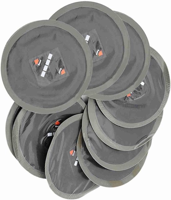 Autoband Reparatie Pleisters - Koude Patches Rubber - Lekke Banden Repareren - Hoogwaardig Natuurrubber - 90 mm Diameter - Zwart — afbeelding 5