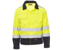 Payper Safe Hi-Vi Winter - fluorescent yellow/navy blue - S