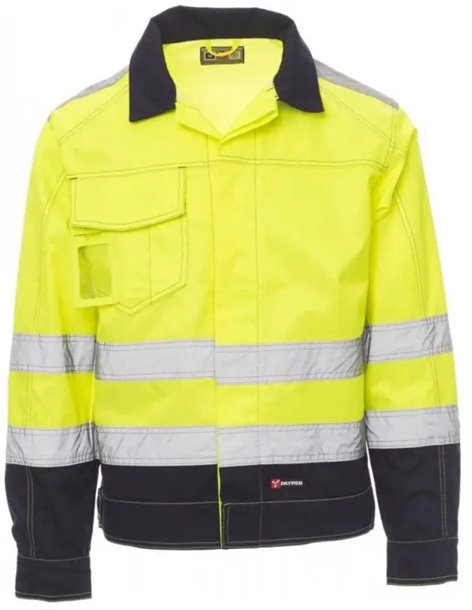 Payper Safe Hi-Vi Winter - fluorescent yellow/navy blue - S