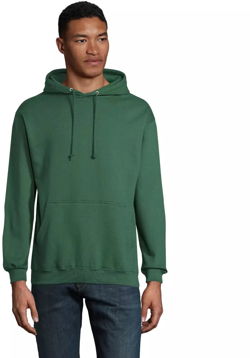 SOL'S Unisex Condor Hooded Sweatshirt L03815 - Bottle Green - XS