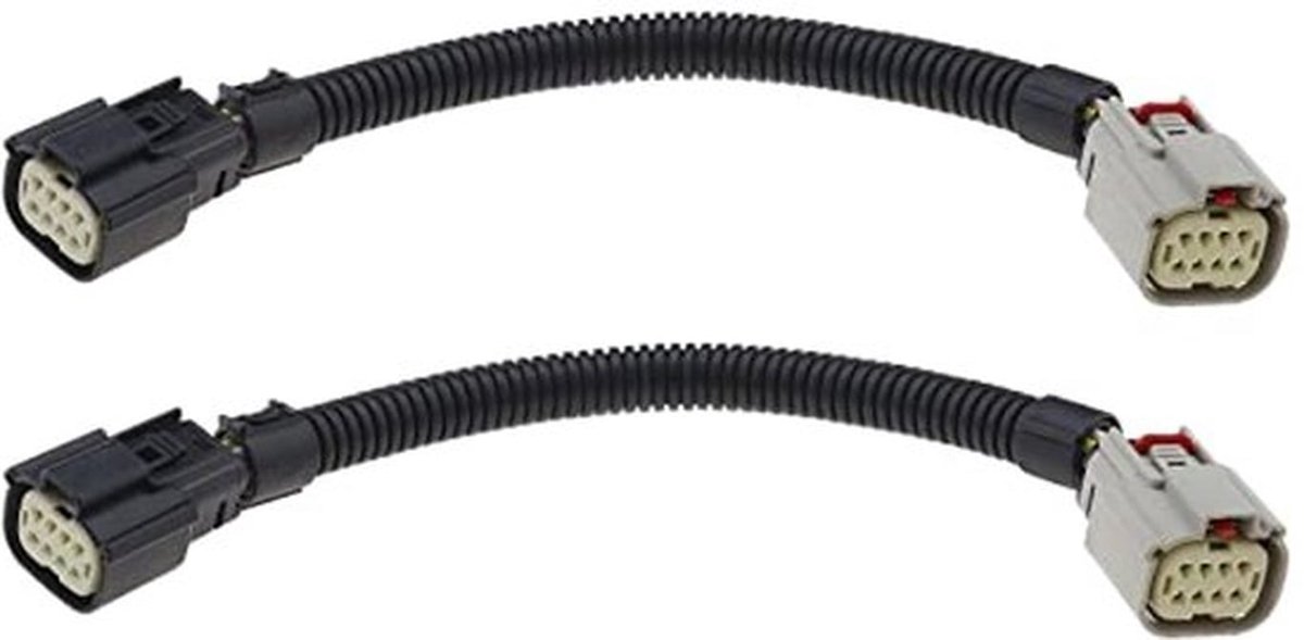 2Pcs 8 Pins Achterlicht Zelfontkoppelende Draadboom 4388140 1940131 1831334 Compatibel met Ford Transit MK8 2014 en later Draadboom Connector