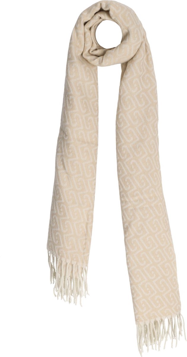 Liu Jo Logo - Scarf/shawl Sjaals Dames - Beige - Maat ONESIZE