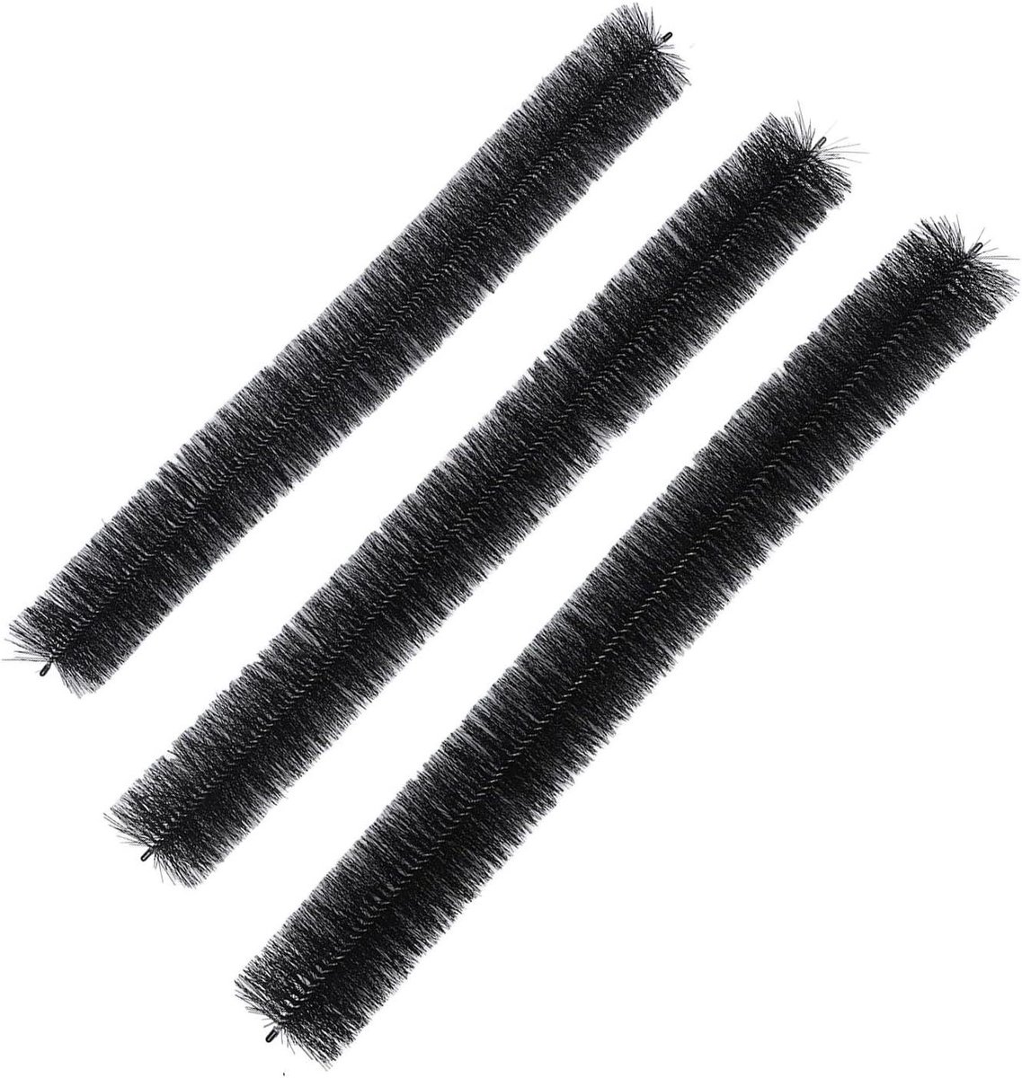 Gootborstel Set - Dakgootfilter Bladafweerder - Dakgoot Reinigen - Snelle Installatie - 25 Stuks - Zwart