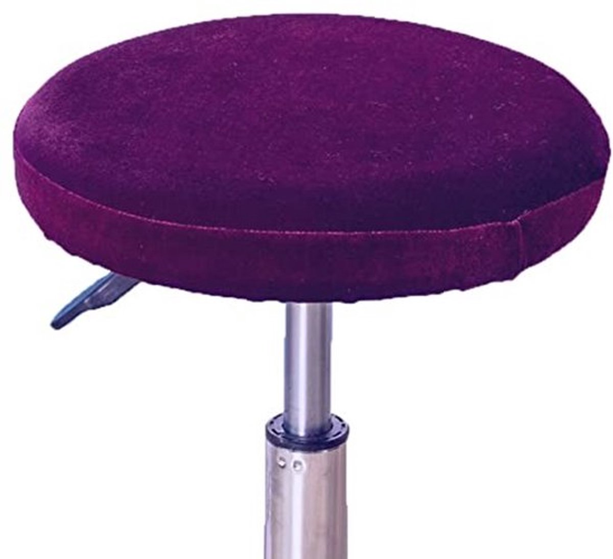 Zitkussen Antislip - Ronde Hoes - Bescherming voor Kruk - Diameter 30-34 cm - Zacht Jacquard Materiaal - Voor Binnen/Buiten - Stoelhoes