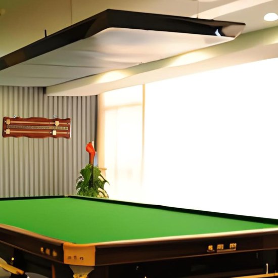 Biljart Scorebord - Puntenteller Bord - Biljart Spel Bijhouden - Grote Duidelijke Cijfers - 459 x 132 cm - Bruin — afbeelding 5