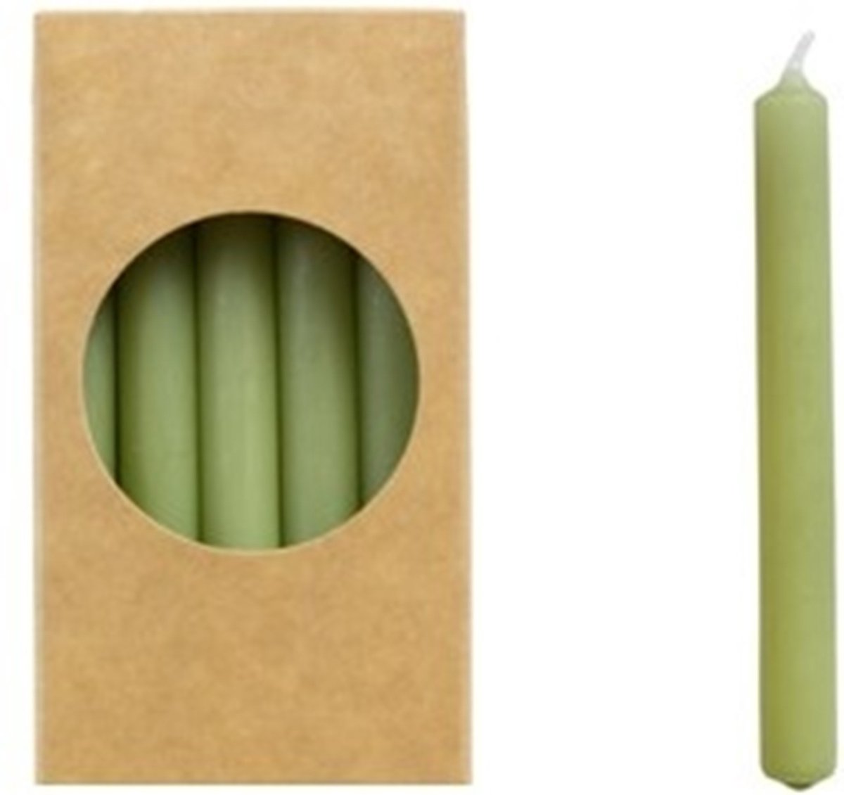 Kaars Olive Green (20 stuks) Ø1,2x10,2cm