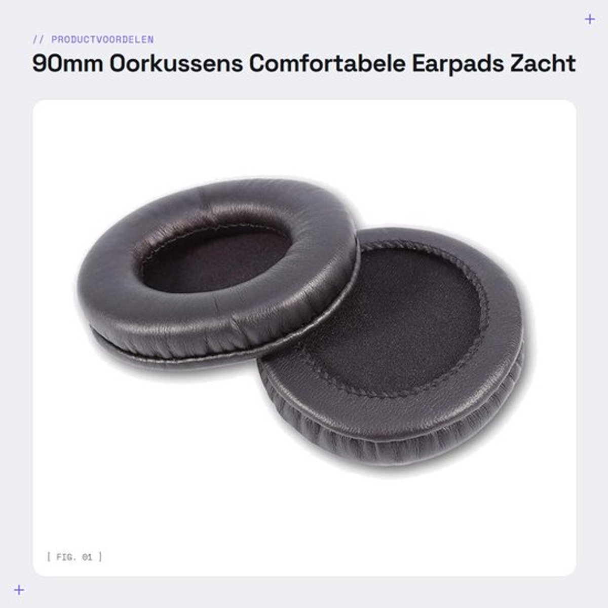 Oordopjes Comfortabel - Oorkussens Schuim - Ruisonderdrukking - Duurzaam Kunstleer - Verbeterde Geluidskwaliteit - Geschikt voor MDR-V700DJ/V500DJ