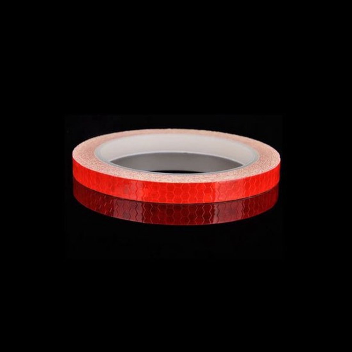 Reflecterende Tape 1 cm x 8 m - Waterbestendig - Zelfklevend - Hoge Zichtbaarheid - Prismareflectietechnologie - Duurzaam PVC-materiaal - Reflecterende Band