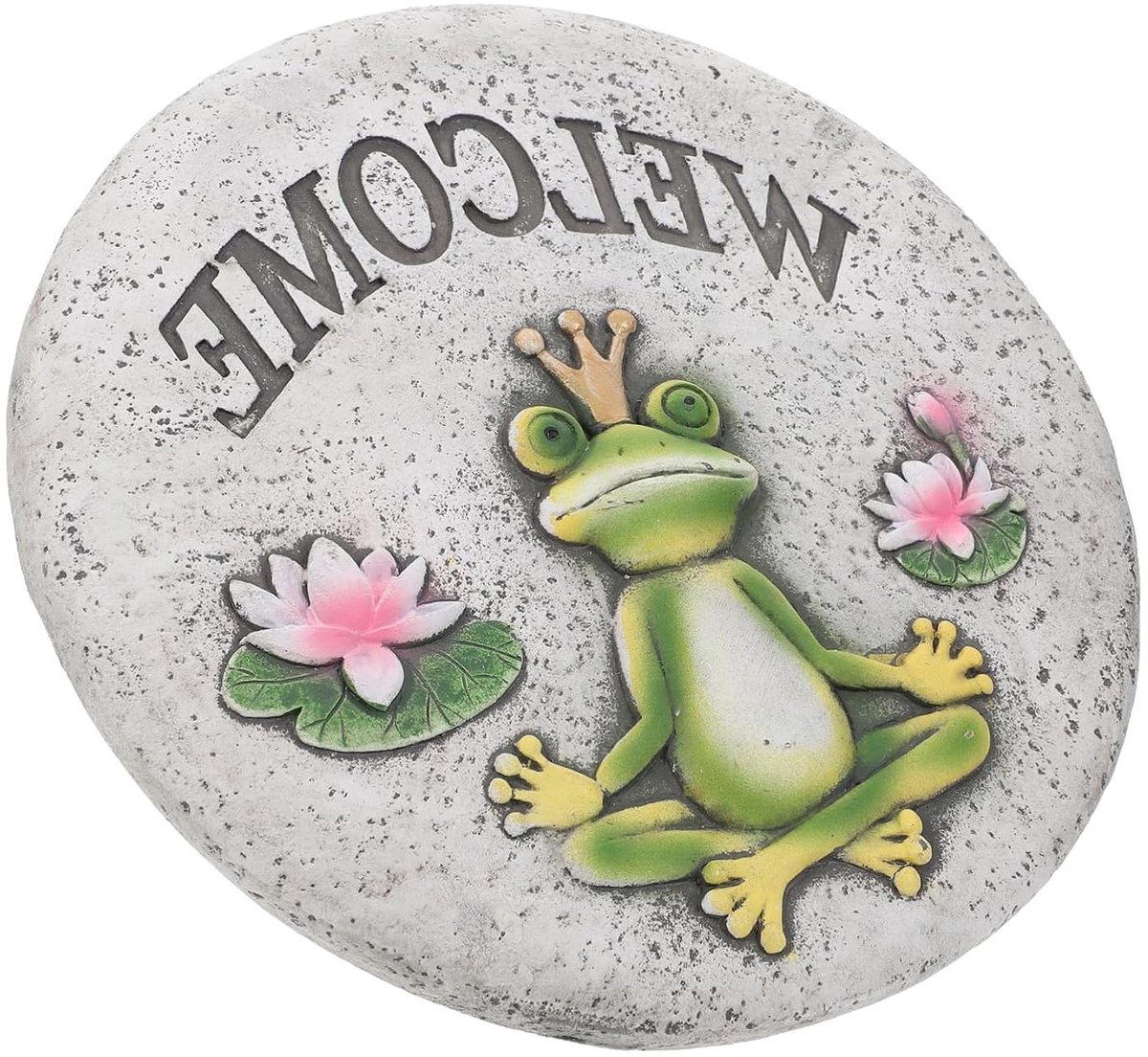 Gazon Stapstenen - Tuinstapstenen Decoratief - Tuinpad Aanleggen - Stevige Cement Constructie - 27 x 27 x 2 cm - Multi