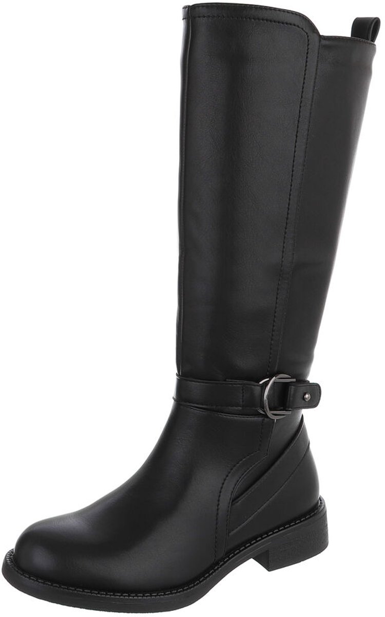 Hoge laars - gespdetail - dames Mt:40