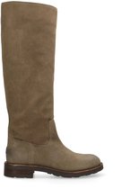 Shabbies Alyd Tuba Laarzen - Suède - Dames - Taupe - Maat 41
