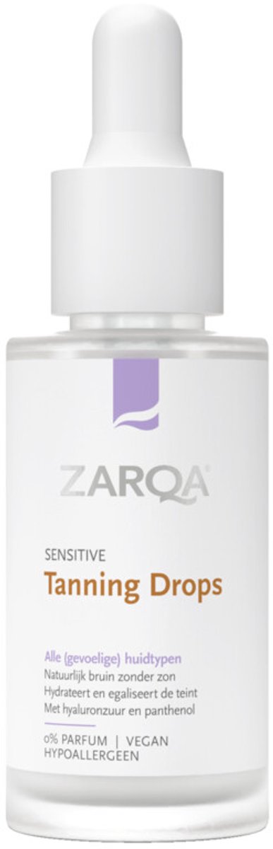 Zarqa Sensitive Tanning Drops - 3 x 30 ml - Voordeelverpakking