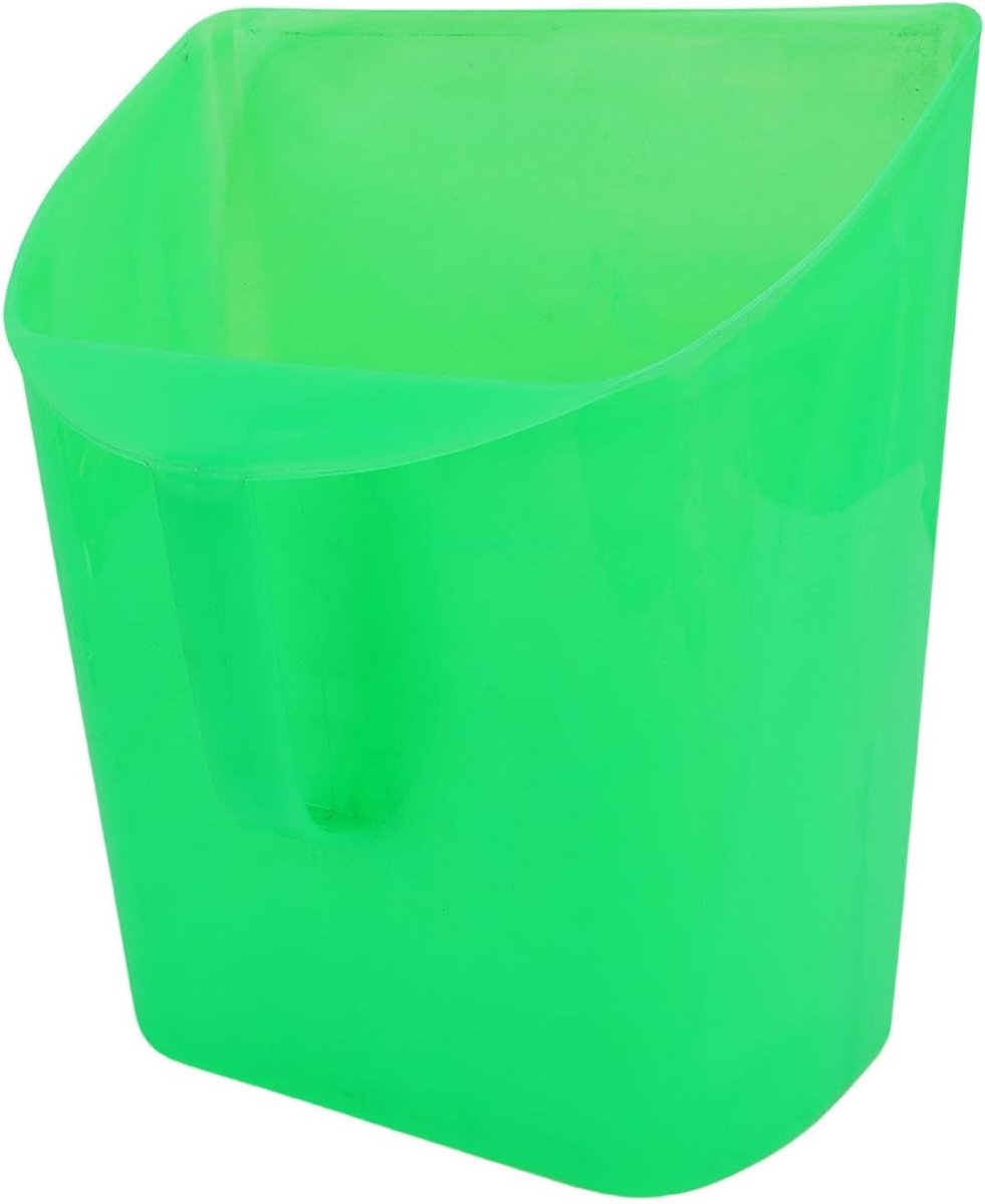 Voerschep Gesloten - Schep Huisdiervoer - Voedsel Scheppen - Staat Rechtop - 23.5 cm - Groen