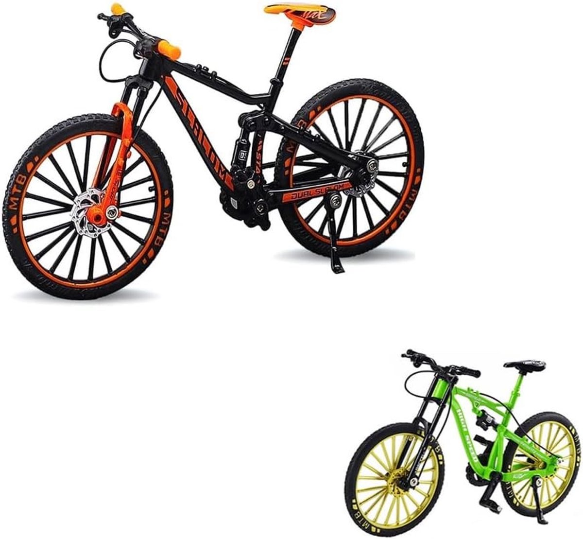 Miniatuur Fiets Model Decoratie, Vingerfiets Speelgoed, BMX en Mountainbike Miniatuur voor Kinderen en Volwassenen
