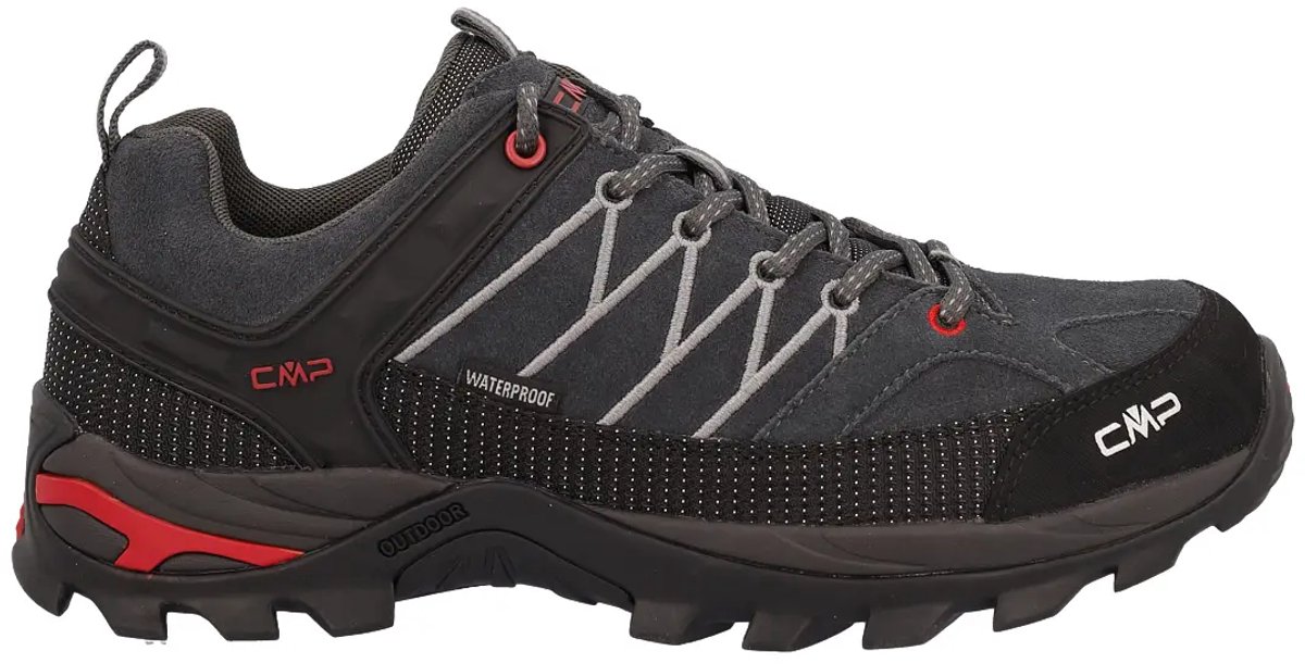 Wandelschoenen CMP Rigel WP Low Titanio/ferrari