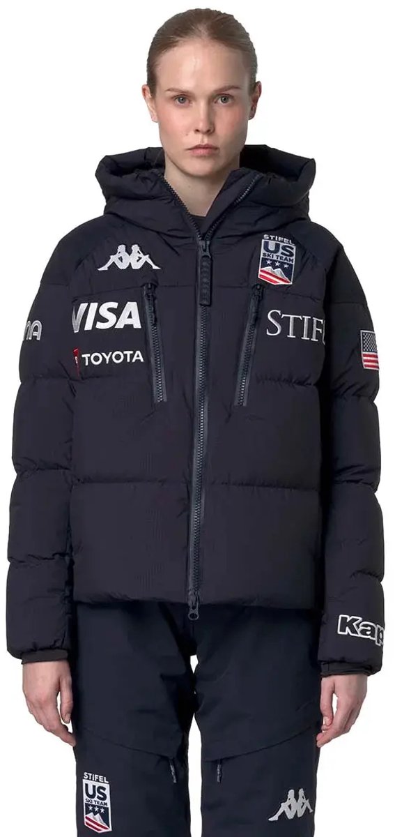 Dames pufferjack USA 668C Blauw