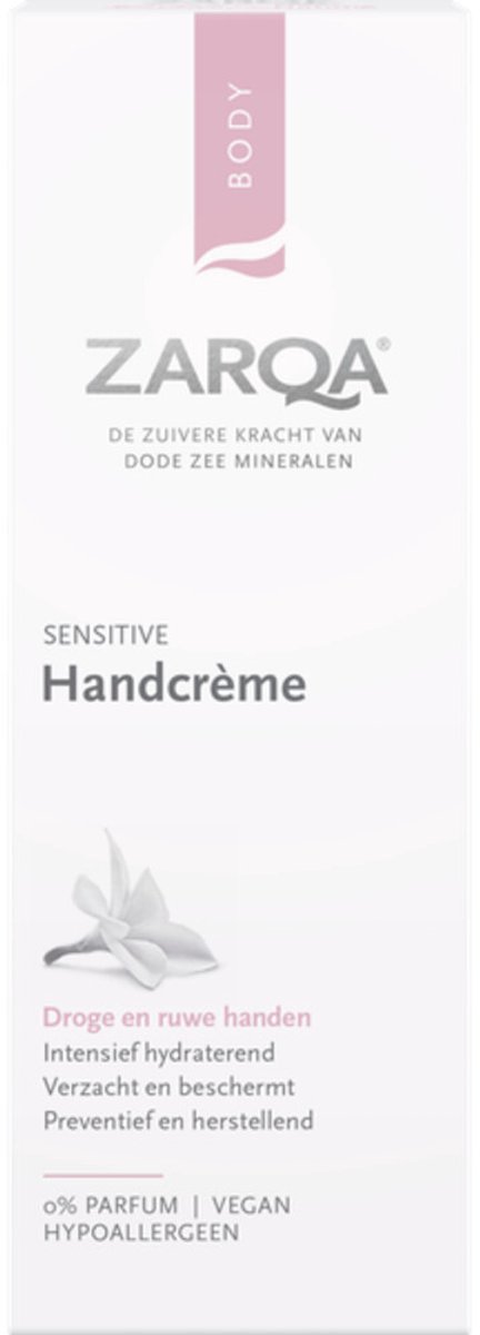Zarqa Sensitive Handcrème - 2 x 75 ml - Voordeelverpakking