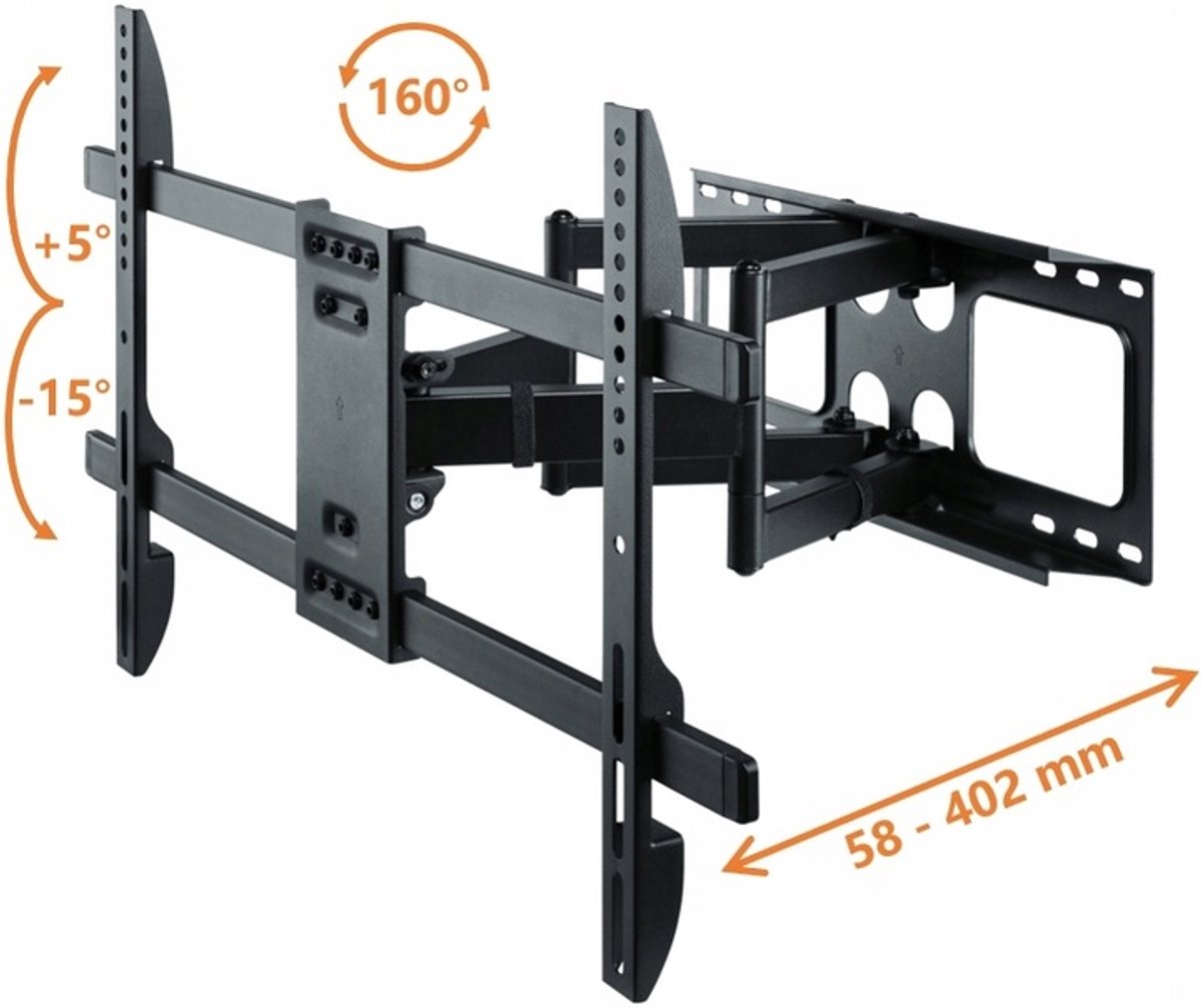 Universele TV Muurbeugel 32-85 inch, Extra Sterk 60 kg