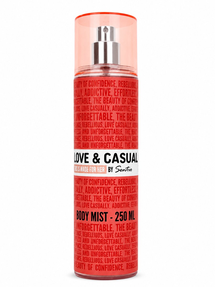 Sentio Love & Casual for Her Bodymist Red 250ml