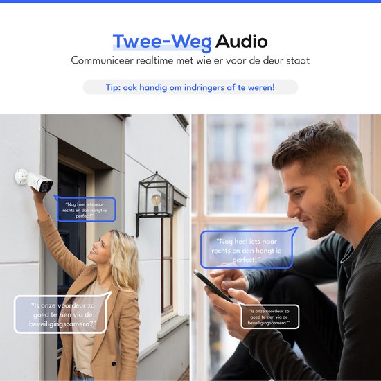 Teceye Compleet Camera Beveiliging Set met 2x POE Camera - 1TB - Beveiligingscamera - Beveiligingscamera binnen - Beveiligingscamera buiten - CCTV Camera systeem - Beveiligingscamera set - Bewakingscamera set van Teceye — afbeelding 2