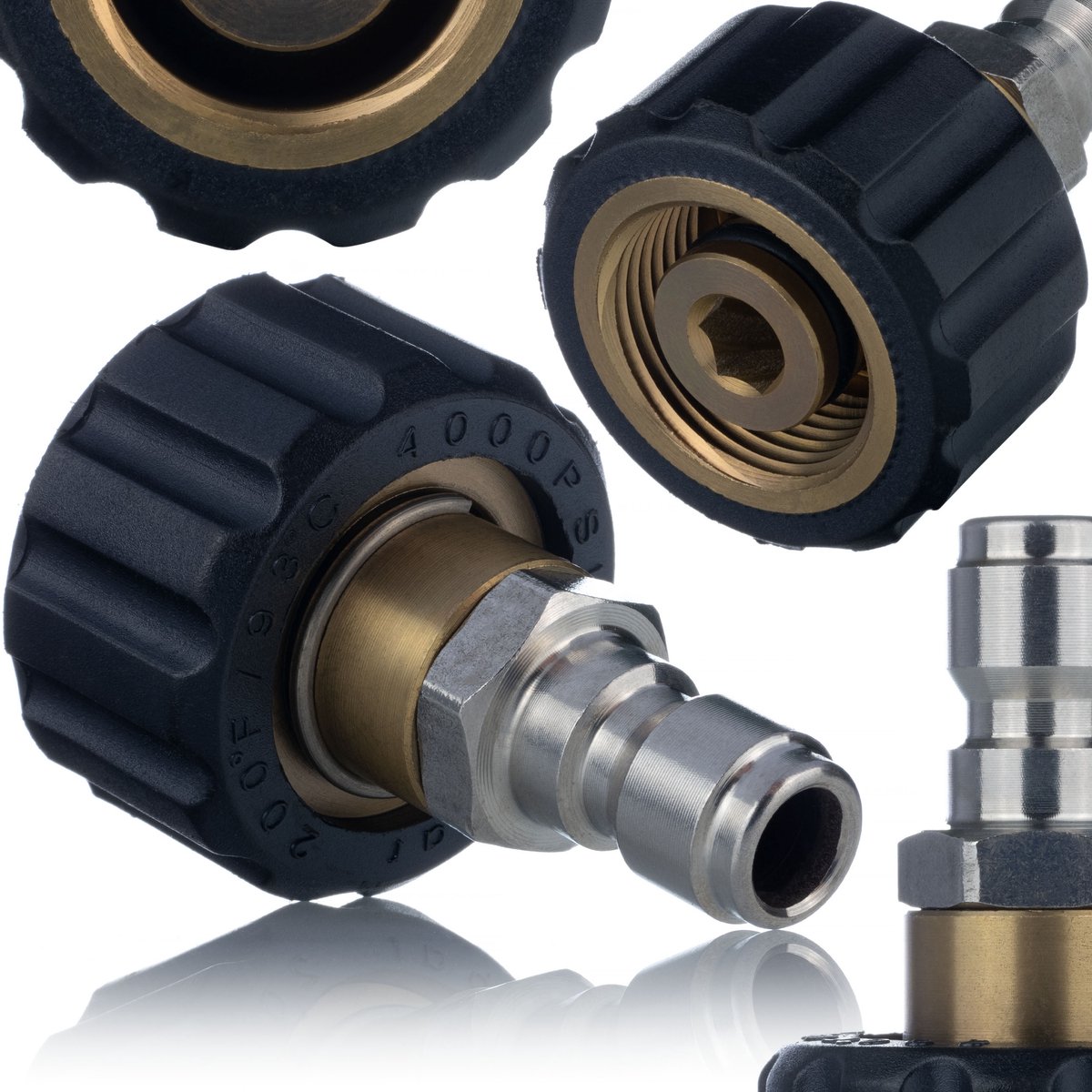 Rosfix Snelkoppeling Vervanging - M22x1,5mm, 14mm Pen - Robuuste Aansluiting - Geschikt voor DeWalt, MacAllister