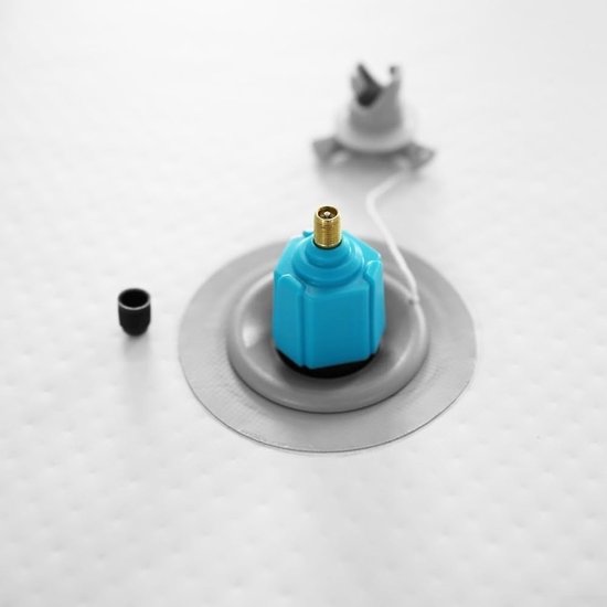 Ventiel Adapter - Luchtpomp Connector - Watersport Opblazen - Brede Compatibiliteit - 7.6mm Stem - Blauw — afbeelding 2