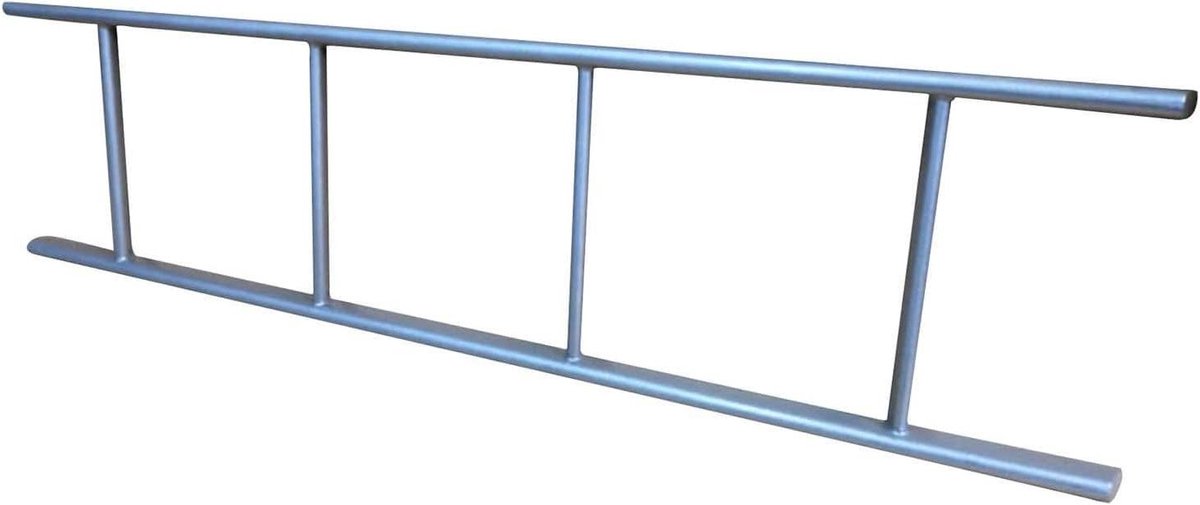 Stapelbed ladder - Kajuitbed trap - Veilig instappen - Verstelbare hoogte - 140 cm - Zilver