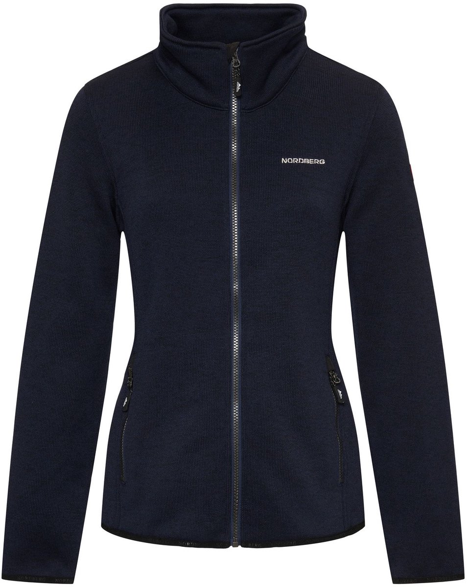 NORDBERG - Andrea Fleece - Fleece sweater met rits dames - Donkerblauw