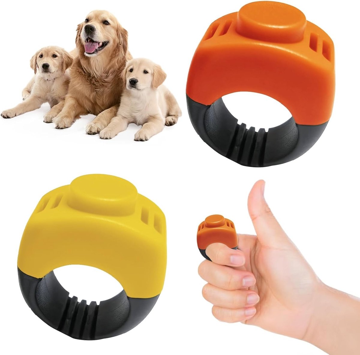 Professionele Clicker voor Honden en Katten - Set van 2 Accessoires voor Training, Anti-Blaffen en Gedragsbeheersing