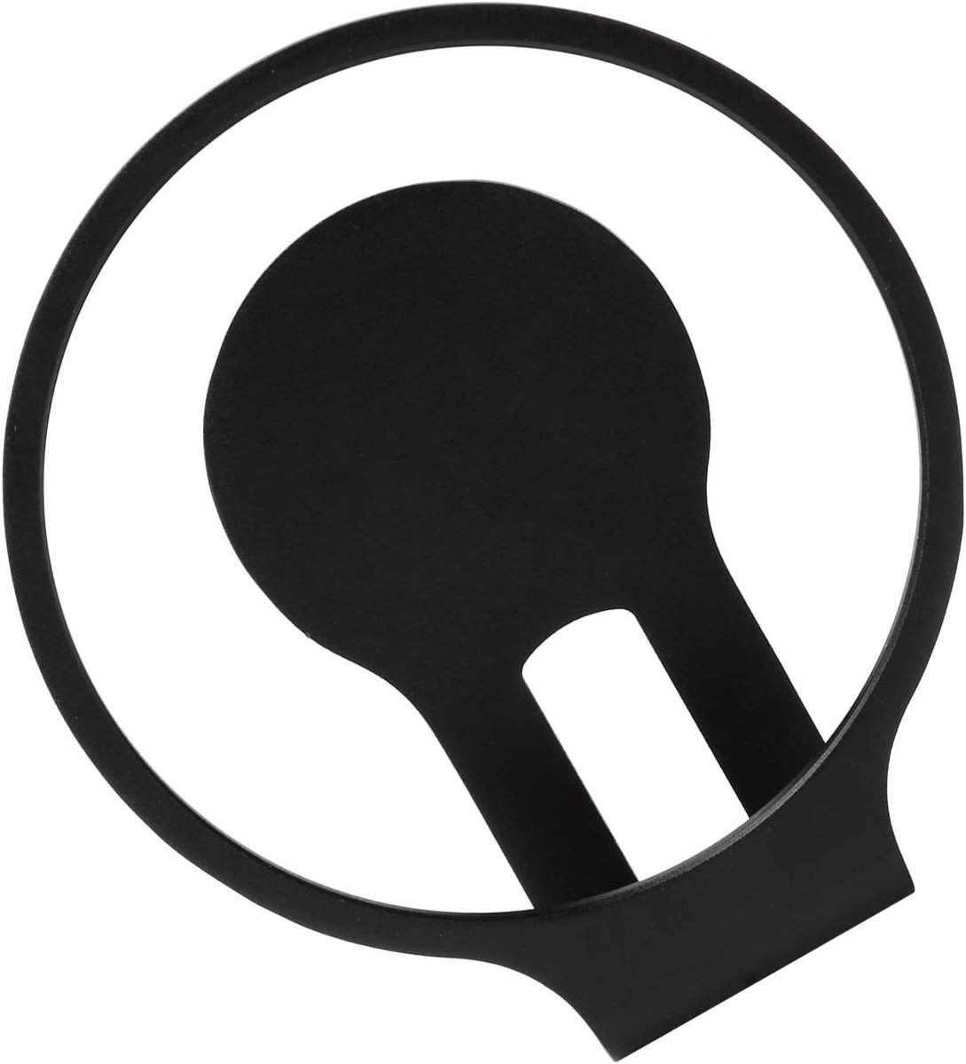 Mini-luidspreker standaard - Wandhouder speaker - Ruimte besparen - Duurzame aluminiumlegering - 15 x 12 x 6 cm - Zwart