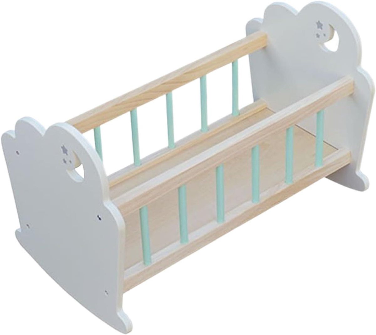 Poppenbed - Miniatuur bed - Poppenhuis inrichten - Handmatige precisie - 55 x 38 x 8 cm - Niet gespecificeerd