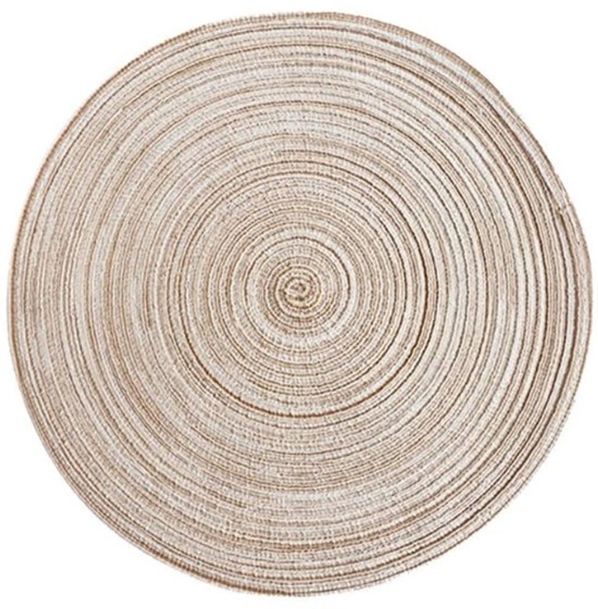 Tafelmatten 2 Stuks - Geweven Polyester - Antislip - Hittebestendig - Afwasbaar - Diameter 30 cm - Boho Decoratie - Placemats