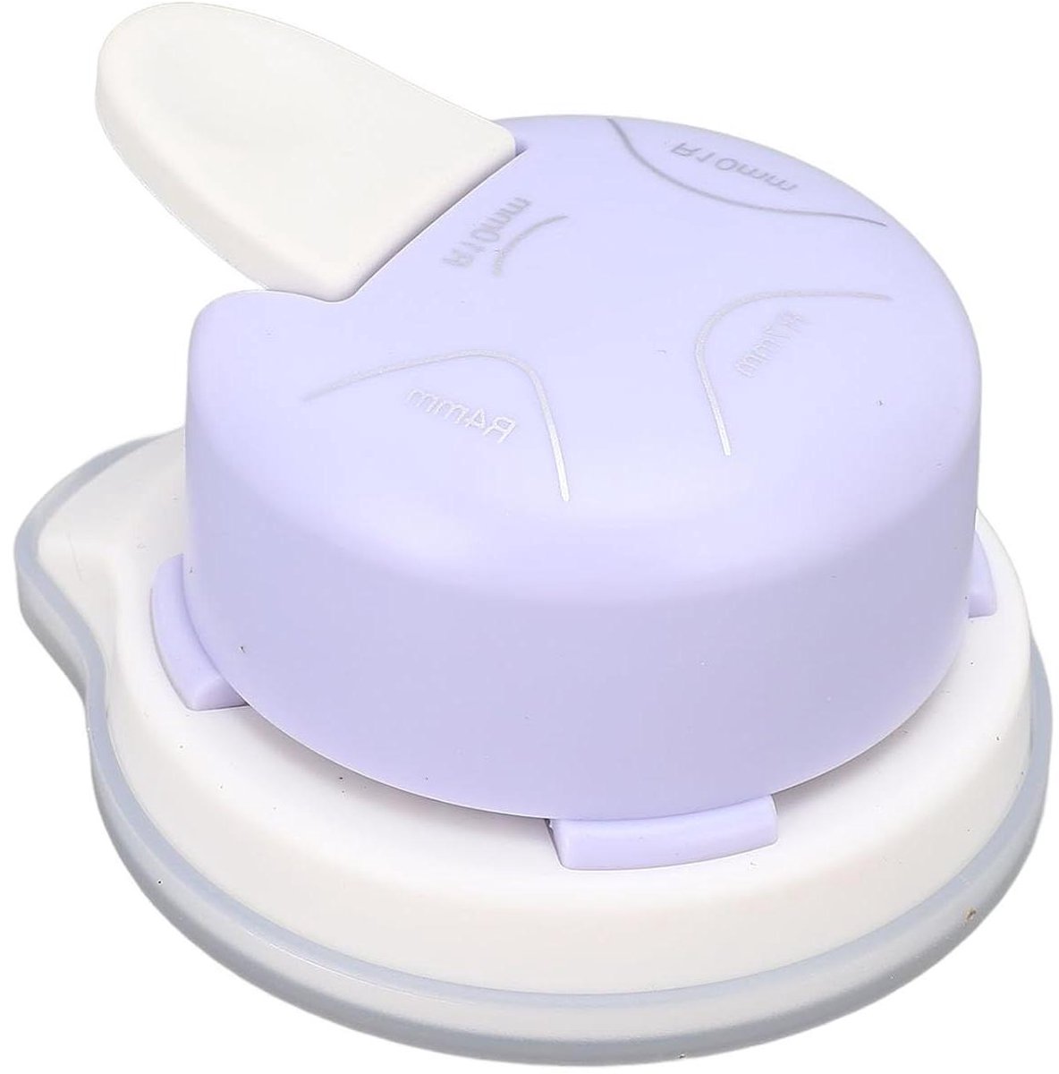 Hoekafronder Pons - Papier Snijder - Kaarten Maken - 4-in-1 Mogelijkheid - 4mm 7mm 10mm - Paars