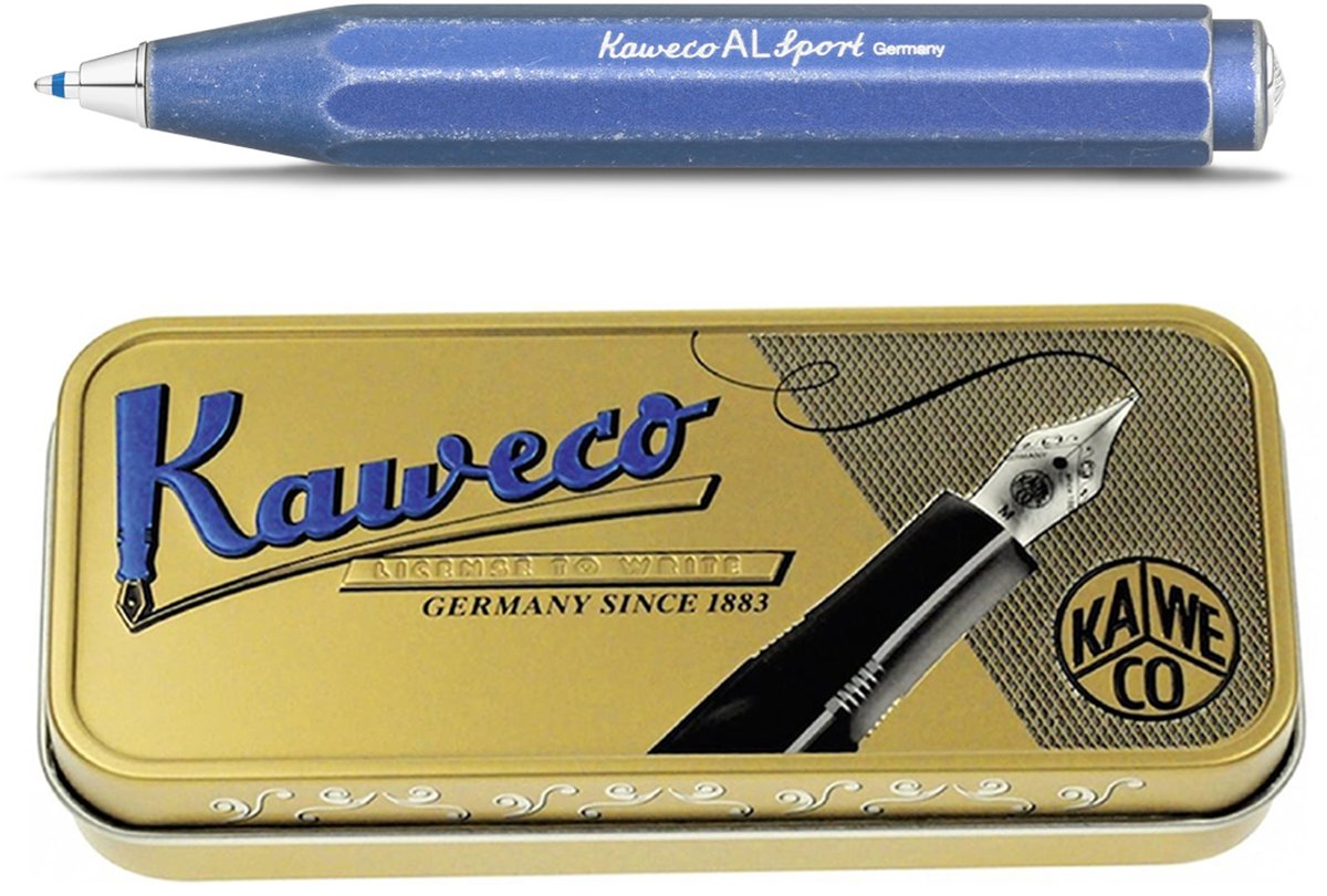 Kaweco - Aluminium SPORT - Balpen - "Stone Washed" Blue