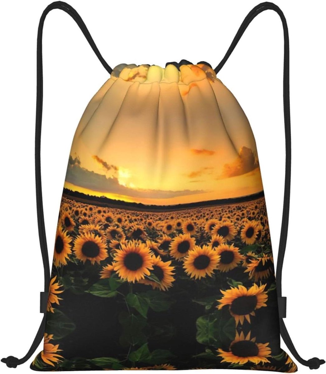 Sport Tas - Zwemzak Gym Rugzak - Sport Strand Reizen - Waterdicht Ontwerp - 36 x 43 cm - Zonnebloem