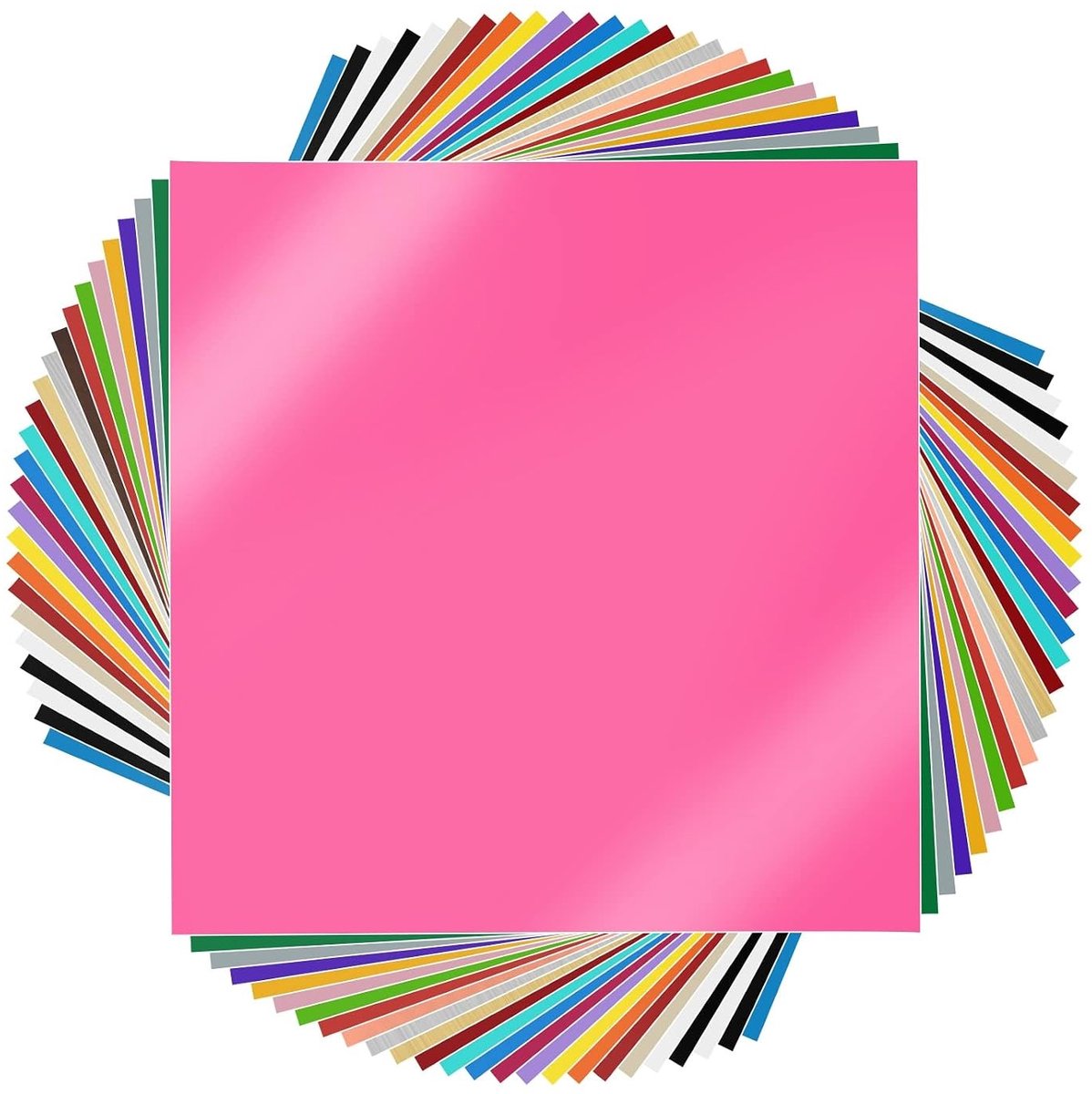 Vinyl Plotterfolie - 30,5 x 30,5 cm - 25 Stuks Zelfklevende Vinyl voor Snijmachines - Voor Verjaardagsfeesten en Woondecoratie