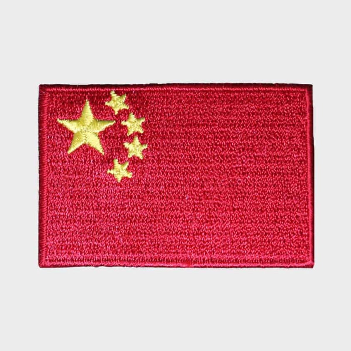 Patchy® – Chinese Vlag Strijk Embleem Patch 6.5 x 4 cm