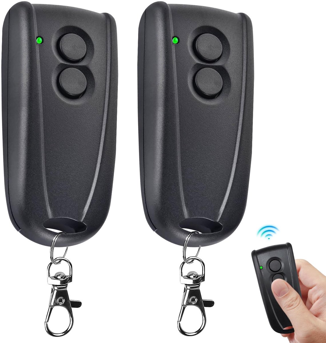 Garagedeuropener 433,92 MHz - 2 stuks - handzender voor Hörmann Ecostar RSE2, RSC2 - eenvoudig openen van garagedeur - ShopVlot